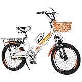 Kinderfahrrad 16-20 Zoll Mountainbike, 21-Gang-Schaltung, Faltbarer Rahmen, Kinderfahrräder für Jungen und Mädchen, 20 Zoll ()