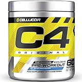 C4 Original - Pre-Workout-Booster - Getränkepulver für Energy Drink | 150 mg Koffein + Beta-Alanin + Kreatin-Monohydrat (Icy Blue Razz (Himbeere), 60 Portionen)