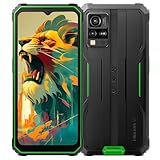 Blackview BV4800Pro Rugged Smartphone, 12GB+128GB/2TB Expandable, Octa-Core, Indestructible Rugged Mobile Phone, 6.56' HD+ 16MP+8MP, 5180mAh, Fingerprint Sensor/NFC/OTG/GPS/IP69K/3 Slots