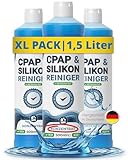 3x 500ml CPAP Reiniger Konzentrat Silikonreiniger I Mapeau CPAP Maskenreiniger Schlauchreiniger, Silikon, Gummi, Kunststoff, hochergiebig (3x 500ml)