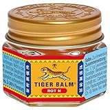 Tiger Balm ROT N – Natürlicher Balsam zur Förderung der Hautdurchblutung – Einreibung mit hochwertigen ätherischen Ölen, 19.4 g
