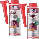 2x250mL LIQUI MOLY SUPER Diesel ADDITIV MOTOR SYSTEM...