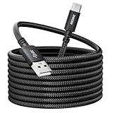 Extra Langes 4M USB C Ladekabel, 3.1A Schnellladekabel, USB anf Typ C Kabel geflochten für PS5 Controller, Samsung Galaxy S10/S9/S8 Plus, Note 10 9 8, LG V30 V20 G6 G5, Moto, LG, HUWEI, Mi9/8,etc
