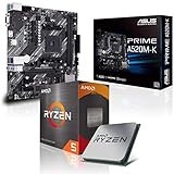 Memory PC Aufrüst-Kit Bundle Ryzen 7 5700X 8X 4.6 GHz Prozessor, 32 GB DDR4, A520M-A II Mainboard (Komplett fertig zusammengebaut inkl. Bios Update und Funktionskontrolle)