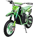 Actionbikes Motors Kinder Mini Elektro Crossbike Viper 𝟭𝟬𝟬𝟬 Watt | 36 Volt - 25 Km/h - Scheibenbremsen - 3 Geschwindigkeitsstufen - Pocket Bike - Motorrad - Motocross - Dirtbike - Enduro (Grün)