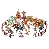 NUOBESTY 1 Set Indianer Modell Dekorationen Simulation Western Cowboy Modell Szene Charakter Cowboys Indianer Spielzeug Figuren Männer Dekoration Figur DIY Zubehör Tischdekoration