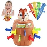 XEERUN Mini Pop Up Classic Brettspiele Kinder, Eichhörnchenform Classic Kinder Action Spiel, Montessori Spiel Familien Brettspiel, Gesellschaftsspiele für Kinder 3 4 5 Jahre alt Jungen & Mädchen