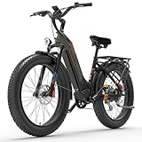 LANKELEISI MG600 Plus E Bike Herren 26 Zoll Elektrofahrräder für Damen, 7 Gang E-Fahrrad Mountainbike mit 48V 20Ah Wechselakku, Reichweite bis zu 150KM Fatbike