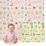 Edibaby, Krabbelmatte Baby, 180 x 150 cm, 1 cm Dicke, XPE Gepolstert, Teppich Spielmatte, Krabbeldecke, Spielteppich Kinder, Kinderteppich für Babyzimmer (Native Edition | 180x150 | 1cm)