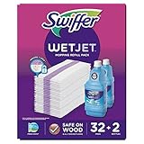 Swiffer Wetjet Mopping Nachfüllpackung (32 Nachfüllpads + 2–1,25 l Flaschen Reiniger)