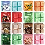 Duftwachs für Duftlampe, Wax Melts für Kerzen Wärmer, Vegan Wachsschmelzen von Sojawachs, Raumduft Geschenkset für Muttertag, Weihnachten, Geburtstag, Valentinstag, Entspannung, Meditation, 8 Düfte