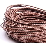 ZDUD Lederband, Lederstreifen, 1 Stück, Meter, 3 mm, 4, 5, 6, geflochtenes & Seil, DIY-Schmuckzubehör, Schmuckherstellungsmaterial for Armbänder(#4,5mm)