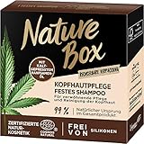 NATURE BOX Festes Shampoo Kopfhautpflege Hanf 85g