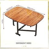 Drop Leaf Esstisch mit Rädern - Platzsparendes ausziehbares Design, perfekt für kleine Küchen und kompakte Wohnräume