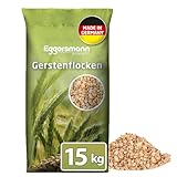 Eggersmann Gerstenflocken 15 kg – Einzelfuttermittel mit hohem Energiegehalt – Gerstenflocken geeignet für Pferde, Ponys, Hühner & Kleintiere – Ideal bei Haferunverträglichkeit