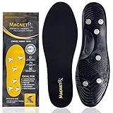 MagnetRX® Magnetische Einlegesohlen - Gel Komfort Einlegesohlen mit Magneten - Orthopädische Einlegesohlen - Ideal für Plantarfasziitis & Schmerzlinderung (Herren: EU 41-46/ US 7-12)