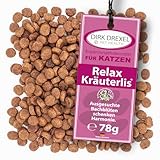 Dirk Drexel Relax Kräuterlis für Katzen 78g | Angst und Stress | mit Bachblüten | Innere Ruhe | Zur Harmonisierung | Beruhigungsmittel 3 Monatskur