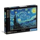 Clementoni Puzzle Collection - Museum The Starry Night 1000 Stücke - Puzzle für Erwachsene 14-99 Jahre, Geschenk für Mann und Frau, Made in Italy, 39995
