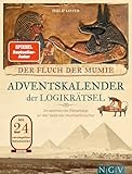 Der Fluch der Mumie Adventskalender der Logikrätsel: 24 spannende Rätseltage an der Seite der Mumienforscher I Mit 24 versiegelten Rätselseiten