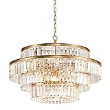 GANGUIO Moderne Mid-Century-Kronleuchter-Kugel-Stehlampe für Wohnzimmer, helle Beleuchtung, LED-Stehleuchte für Schlafzimmer und Büros – Gold-Antik-Messing für den Innenbereich, E14 kreativer