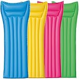 Bestway Luftmatratze Wasser Matratze Pool Liege Wassermatratze Strand Matte Finisch 183x69cm blau