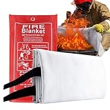 Feuerdecke in der Küche, Feuersicherheitsdecke | Flammschutzdecke aus Faser – Brandschutzmatte, Überlebensausrüstung, Schulmaterialien
