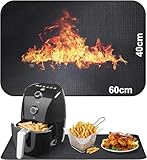 agctrler Feuerfeste Unterlage, Feuerfeste Unterlage Kaffeemaschine, Feuerschutzmatte Hitzebeständig Bis 1000 °C, Hitzebeständige Matte für Luftfritteuse, Ideal als Brandschutzmatte für Grills, Camping