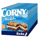 Corny Milch Classic, Milchsandwich, 8er Pack (8 x 120 g)