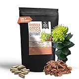 Rhodiola Rosea EXTRAKT | 3% Rosavin | 120 KAPSELN - 400mg Rosenwurz | ohne Zusatzstoffe | hochdosiert vegan in Deutschland hergestellt (Kapseln 120)