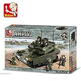 Sluban SL95130, Panzer III (355 Teile) [M38-B0305], Spielset , Klemmbausteine, Soldaten, mit Spielfigur, Für Kinder ab 4 Jahren, Army, bunt