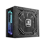 ENERMAX Revolution D.F. X ARGB ATX3.0 PCI-e 5.0 Kompakt Gaming&Streaming PC Netzteil 1050W 80Plus Gold (Vollmodular, 2X 12VHPWR, Semi-Fanless), ERT1050EWT, schwarz