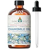 EVOKE OCCU Kamille ätherisches Öl 118 ml, reine Kamille Öl für Haut Haar Diffusor Kerze Seife machen- 4 FL Oz