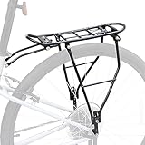 MEGHNA Fahrradgepäckträger Einstellbare Gepäckträger Touring Gepäckträger Fahrrad Gepäckträger Hinten passt für 24”-29 “/700c Rennräder