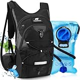 Expansea Trinkrucksack mit Trinkblase 3L BPA-Frei, Wasserdichter Outdoor-Rucksack, Rucksack mit Trinksystem, Rucksack Outdoor für Draußen Sport, Laufen, Radfahren, Wandern, Bergsteigen, Skifahren