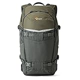 Lowepro Flipside Trek 350 AW Rucksack, Fotografie-Kamerarucksack für DSLR-Kamera und mehrere Objektive, Kameratasche für Tablet, Kamerazubehör, Stativ, Farbe Grau