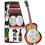Pyle Resonator Akustik Gitarre Westerngitarre – Resonator...
