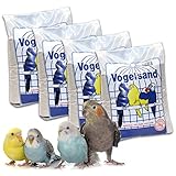 25 kg Vogelsand Naturweiss mit Kalk u. Anis (5 x 5 kg)...