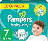 PAMPERS Baby-DRY Größe 7 123 Windeln