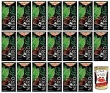 20x Novi Nero Cioccolato Fondente con Cristalli di Menta,Extra Dunkle Schokolade mit Minzkristallen,70% Kakao,75g + Italian Gourmet Polpa di Pomodoro 400g Dose