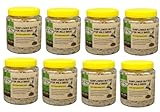 8X 250g Sonnenblumenpaste für Gartenvögel im PET-Glas Fettfutter Vogelfutter Wildvogelfutter Vögel (Fb937)