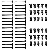iplusmile Gehäuse-Ventilator-Schrauben Kit, PC-Lüfterschrauben, Gehäuse-Ventilatorschrauben, Computer-Schrauben-Set, Heizkörperschrauben, Flachgehäuse, Lüfterschraube, 60 Stück