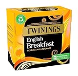 Twinings 80 Teebeutel (English Breakfast) - Schwarzer englischer Tee