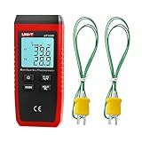 UT320D Dual Kanal K/J Digitales Thermometer,...