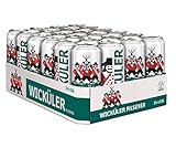 Wicküler Pilsener, würzig frischer Geschmack. 24x0,50 L Dose EINWEG