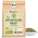 Hirtentäschelkraut geschnitten Bio 250g | würzig scharfer Geschmack | ideal zur Zubereitung von Tees und Verfeinerung von Salaten oder Dressings | Bio-Qualität | vom Achterhof