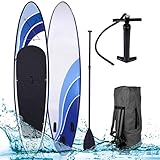 BRAST SUP Board | Aufblasbares Stand up Paddle Set | 300-320cm viele Modelle | incl. Zubehör | Paddel Pumpe Rucksack | Blau Grün Gelb Rot Türkis Orange Pink | Glider 300 Alt