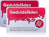 Geduldsfäden, Fruchtgummischnüre mit Erdbeergeschmack aus der Schiebeschachtel, 2er Pack (48g), von Liebeskummerpillen