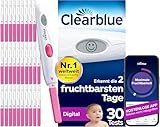 Clearblue Kinderwunsch Ovulationstest Kit Digital, 30 Tests...