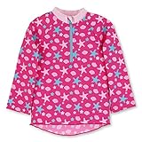 Sterntaler Mädchen Langarm-Schwimmshirt, UV-Schutz 50+, Alter: 4-6 Jahre, Größe: 110/116, Farbe: Magenta