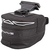 M-Wave Unisex – Erwachsene M-Wave Satteltasche Tilburg, schwarz, 160x80 mm, Höhe 80-150 mm